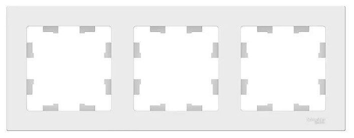 Рамка трехпостовая ATLASDESIGN универсальная белый