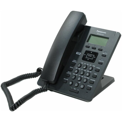 Panasonic KX-HDV130RUB – проводной SIP-телефон черный проводной sip телефон panasonic kx ut248ru b