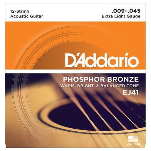 Набор струн D'Addario EJ41, 1 уп. струны для акустической гитары daddario xsapb1047