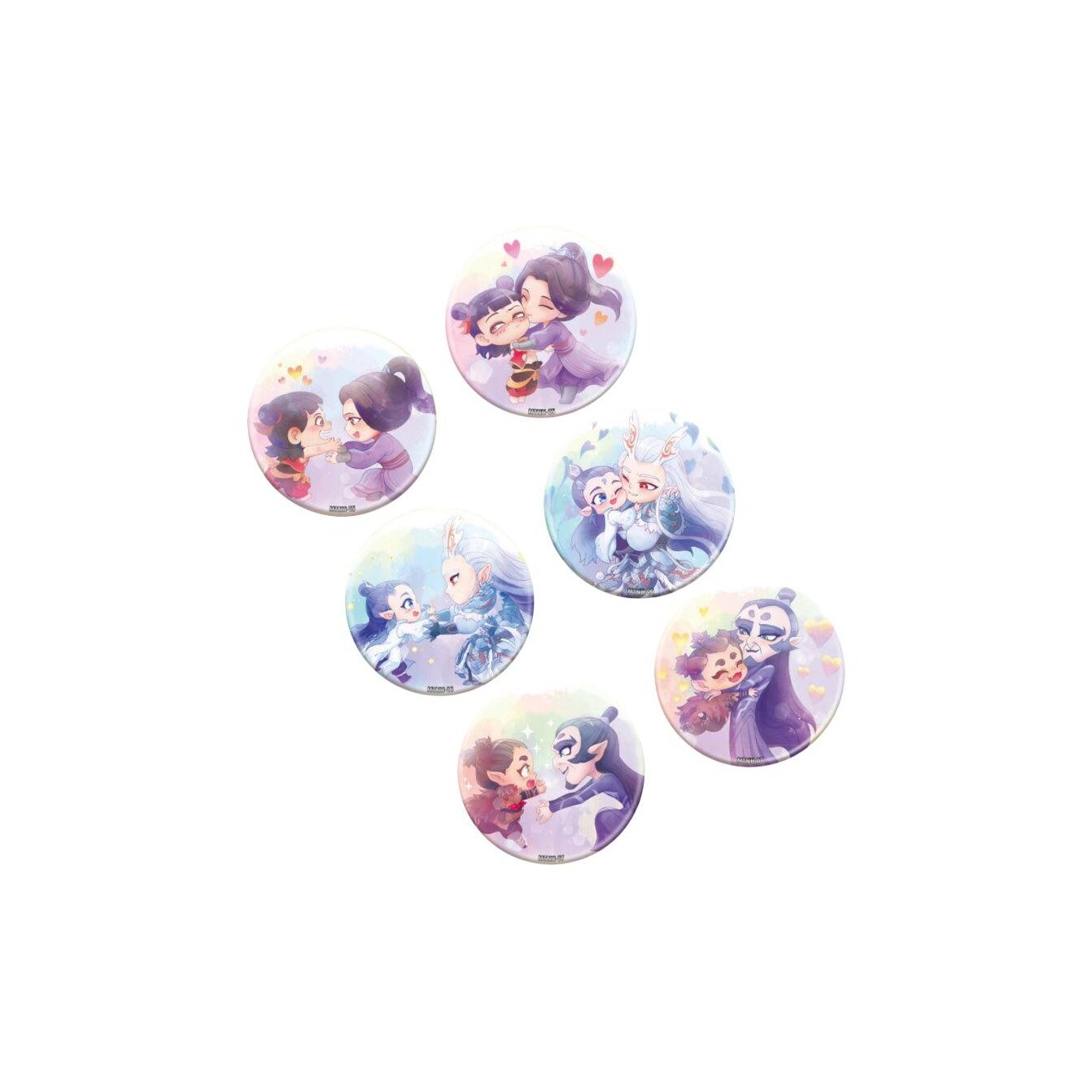 KAYOU Ne Zha The Magic Child Stirs The Sea Hugging Collection All Season Collection Badges