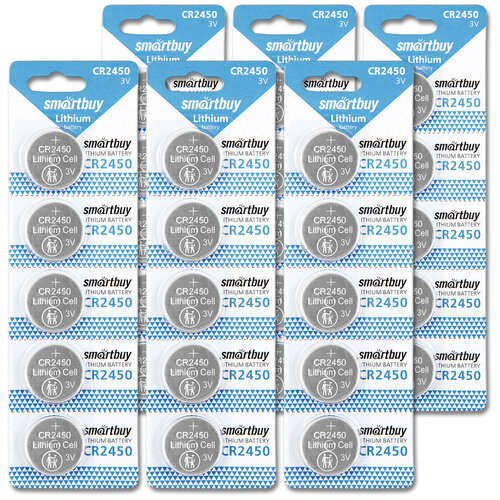 Батарейка CR2450 3V SmartBuy blister, упаковка 30 шт.