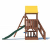 Фото #6 Деревянная детская игровая площадка CustWood Junior Color JC1 безопасный и комфортный игровой спортивный комплекс