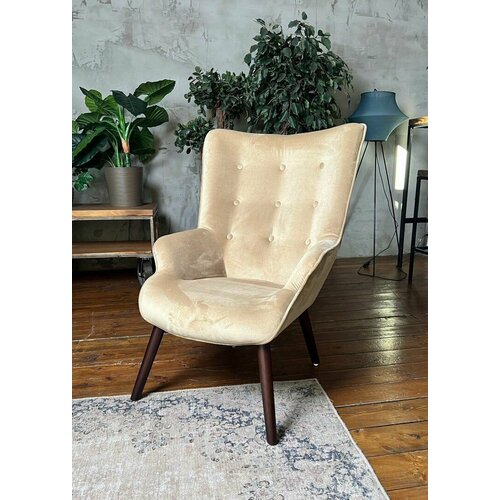 Кресло для отдыха Дольче мягкое в гостиную для дома и дачи на кухню со спинкой на балкон в комнату прихожую спальню стильное