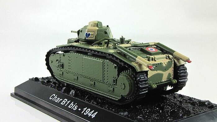 Масштабная модель 1/72, танк Char B1 bis 1944 — фото 1