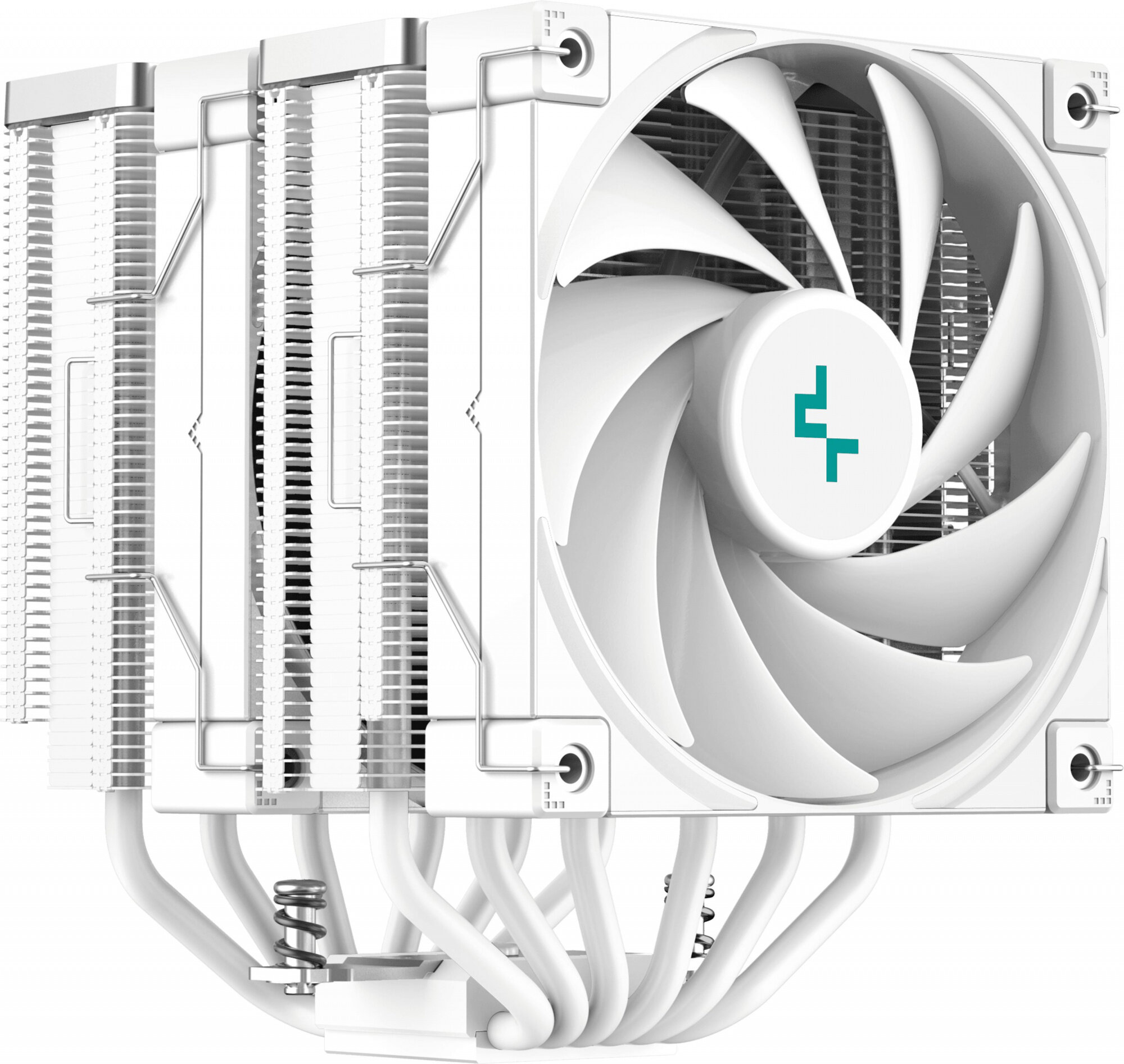 Кулер для процессора DEEPCOOL AK620 WH LGA20XX/1700/1200/115X/AM5/AM4 (8шт/кор, TDP 260W, PWM, DUAL Fan 120mm, 6 тепл. трубок, белый) RET (AK620 WH) - фото №13