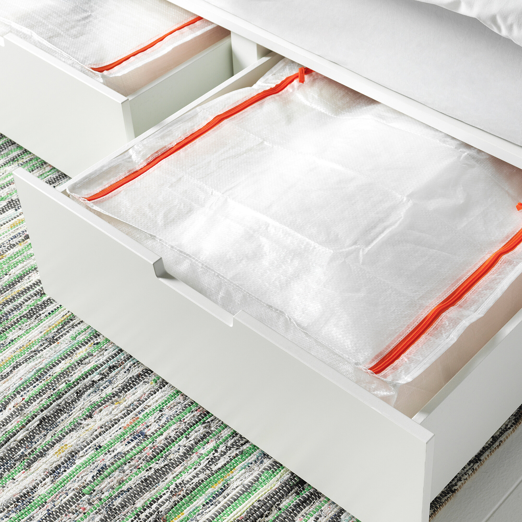 IKEA Parkla сумка для хранения, 55х49х19см, 3 шт — фото 1