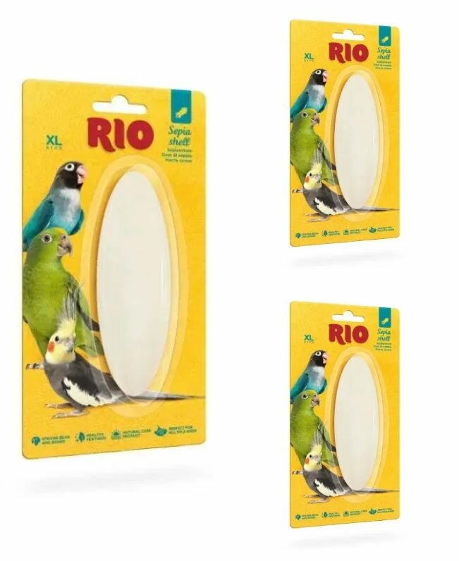 Rio Лакомство для средних и крупных попугаев, кость сепии, размер XL, 25 г, 3 шт