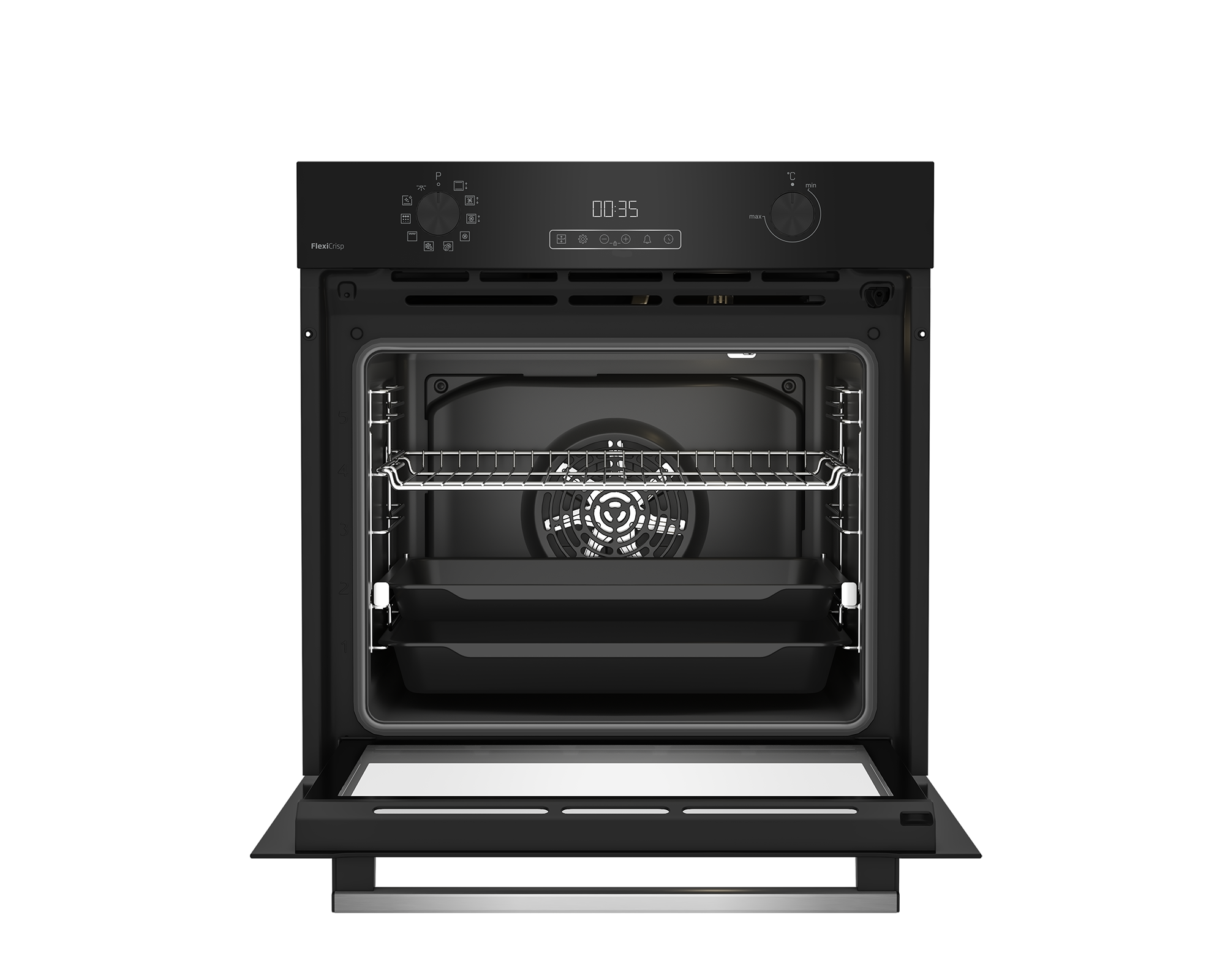 Встраиваемый электрический духовой шкаф Hotpoint FE8 1231 SMP BLG, черный - фотография № 3