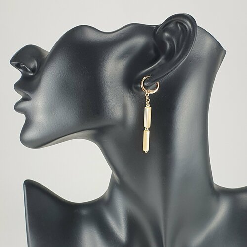 Серьги  Жемчужина Юга, перламутр, размер 50 мм, бежевый