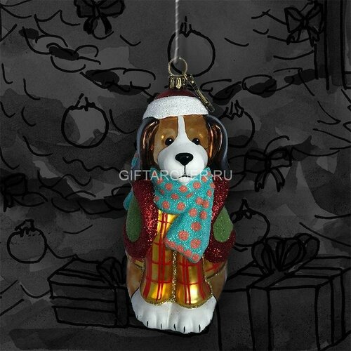 Собака в шарфике