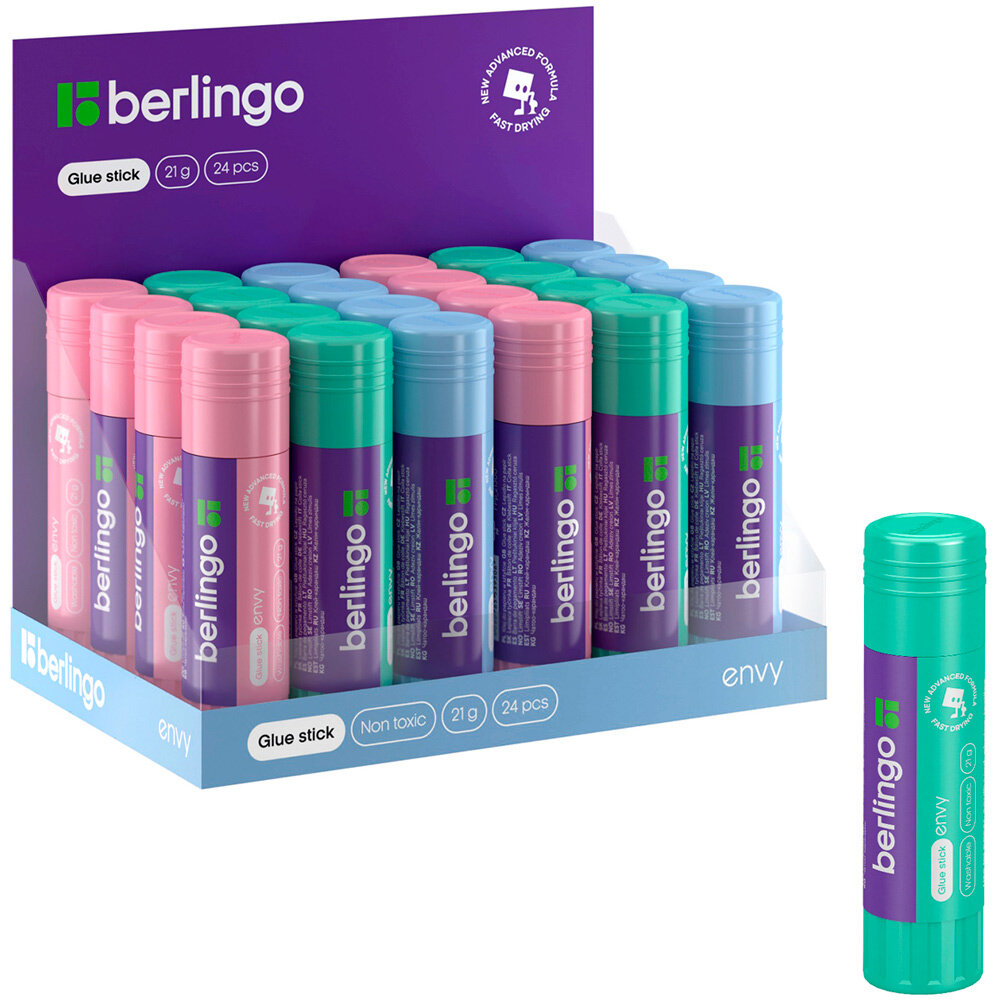 фото Клей-карандаш Berlingo "Envy", 21г, ПВП 356797