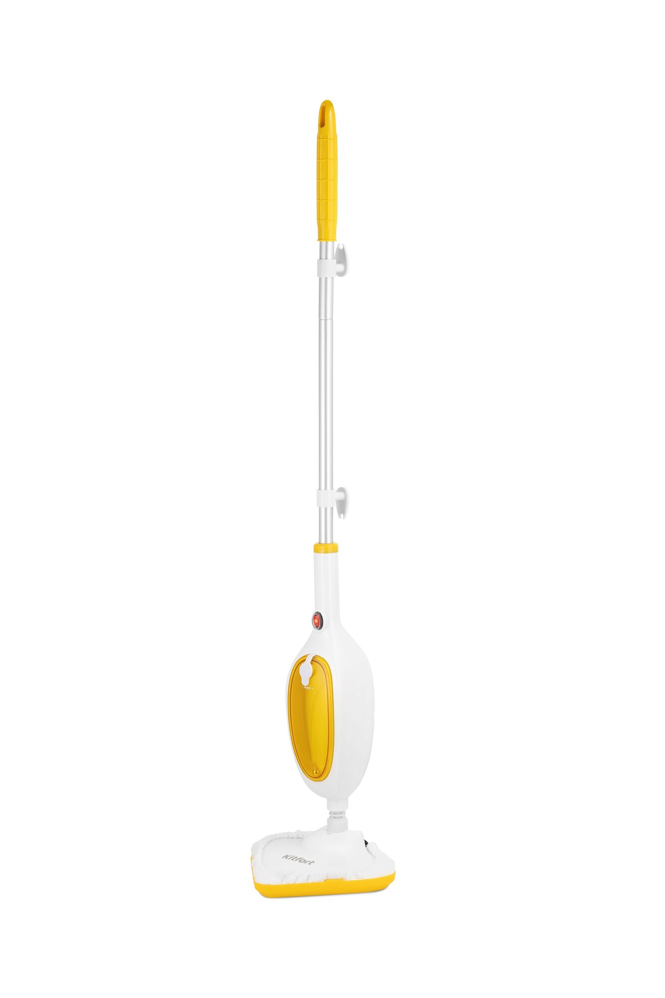 Пароочиститель Kitfort KT-1054-1 бело-желтый