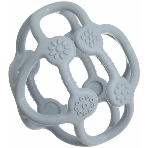 Прорезыватель силиконовый Сфера цвет графит 691₽