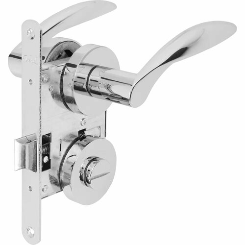 Дверные ручки 149 CP с запиранием комплект цвет хром 2067₽