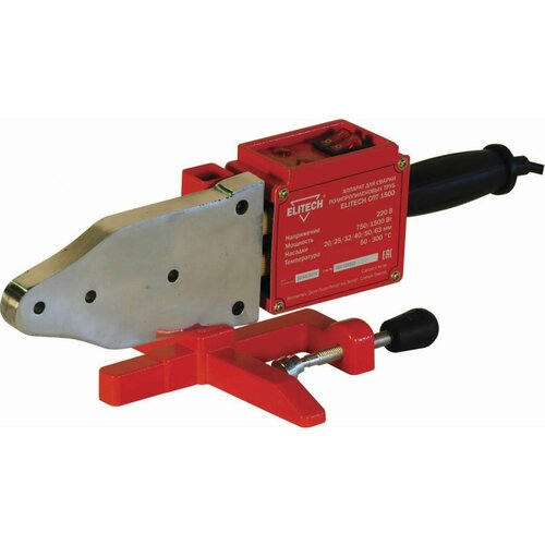 Сварочный аппарат для полипропилена Elitech СПТ 1500Э E170400500 арт 204463 6643₽
