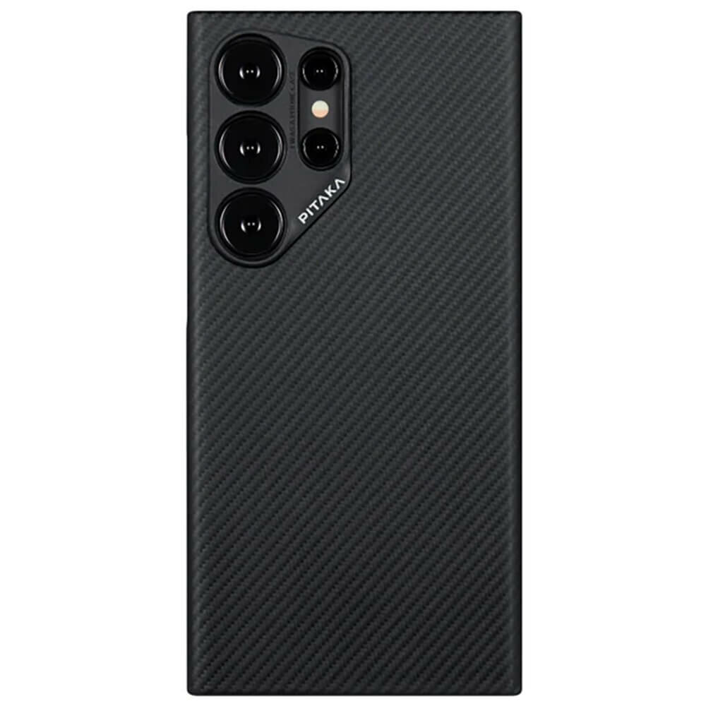 Чехол Pitaka MagEZ 4 Samsung Galaxy S24 Ultra (6,8"), Black/Grey, черный