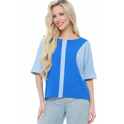 Блуза DStrend, размер 44, синий блуза dstrend размер 44 синий