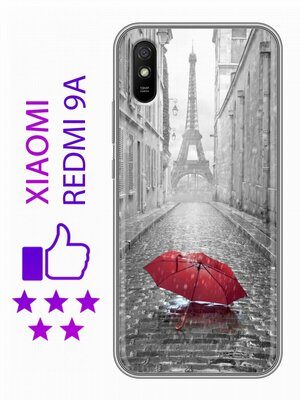Дизайнерский силиконовый чехол для Редми 9А / Xiaomi RedMi 9A Париж