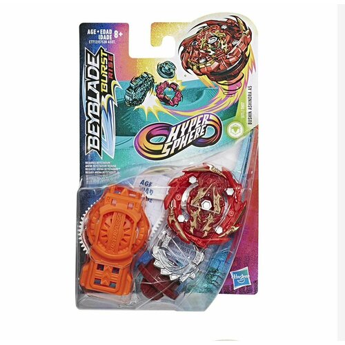 Hasbro Bey Blade - Волчок Гиперсфера с пусковым устройством Bushin Ashindra A5, 1 шт takara tomy beyblades burst launchers bayblades arena toys bey blade blade and bayblade bable drain fafnir metal blayblade