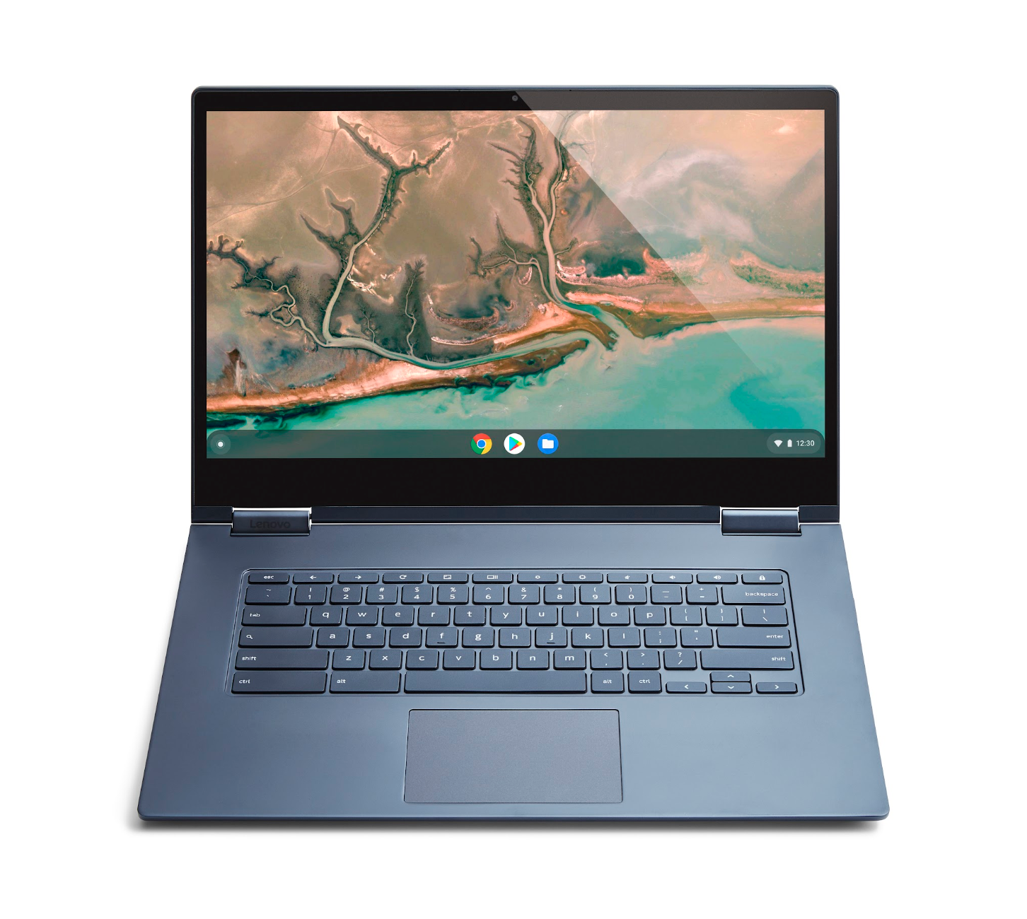 Ноутбук Lenovo ThinkPad Yoga Chromebook C630 15.6 2018 Model 81JX Blue / Core i5-8250U х4 1.6-3.4Ггц 8-поток / ОЗУ 8Гб / SSD 128Gb