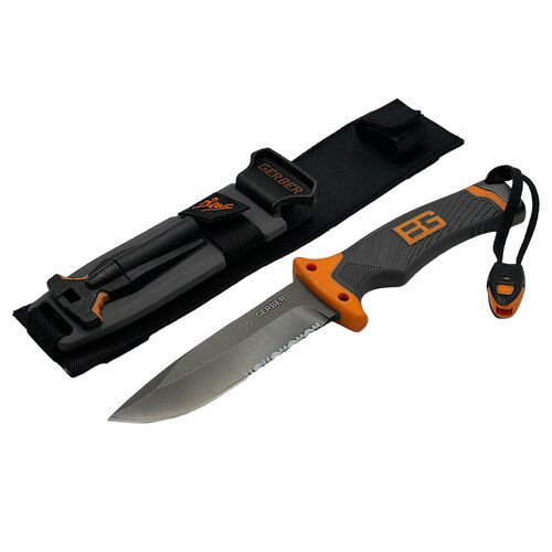 Тактический нож Gerber Bear Grylls Ultimate с аварийно-спасательным свистком, огнивом и точильным камнем нож складной gerber bear grylls