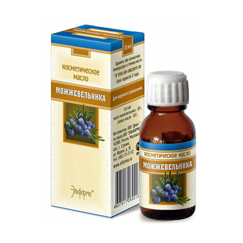 Можжевельника косметическое масло, Эльфарма, 15 мл.