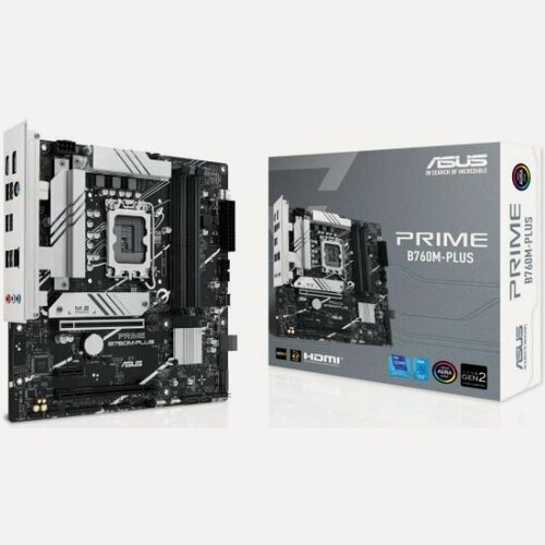 Изображение товара Материнская плата Asus PRIME B760M-PLUS (LGA1700, mATX)