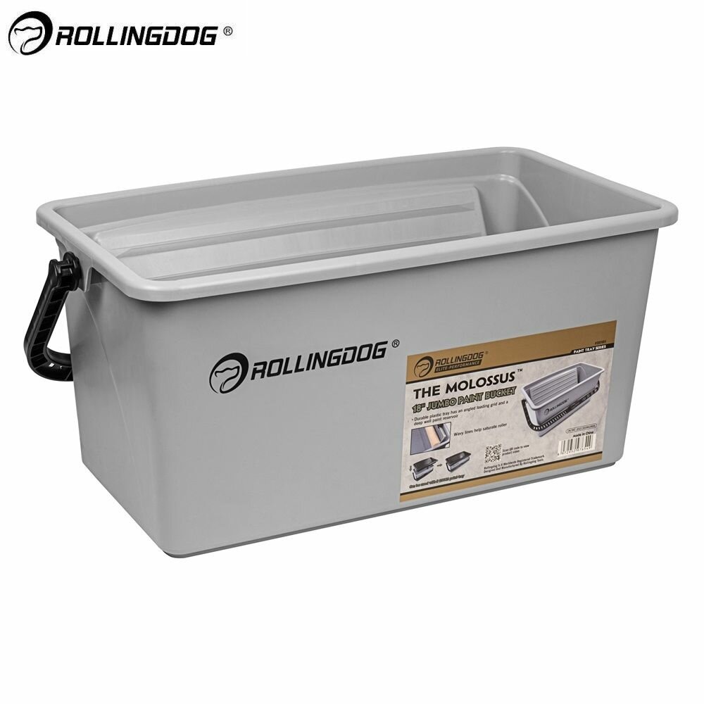 Кювета Rollingdog Elite 20101, для краски, с ребристой поверхностью, из полипропилена