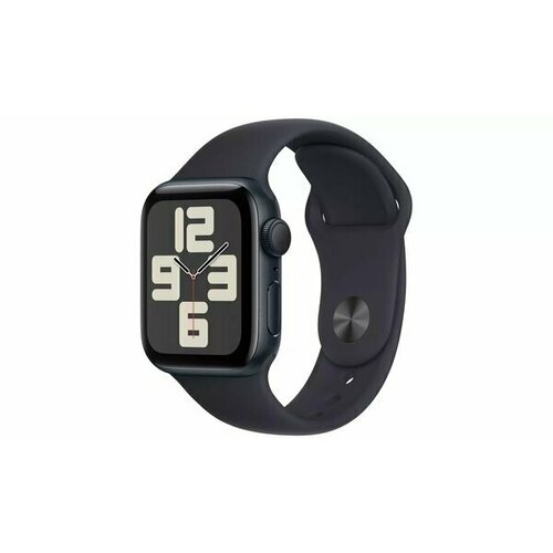apple watch series se 2023 40mm midnight aluminum case with midnight sand sport band Apple Watch SE 2023 GPS 40mm Midnight Aluminum Case with Sport Band Midnight (S/M, 130–180 mm) MR9X3