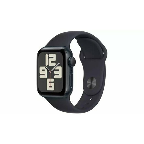 Apple Watch SE 2023 GPS 40mm Midnight Aluminum Case with Sport Band Midnight SM 130180 mm MR9X3 2891000₽