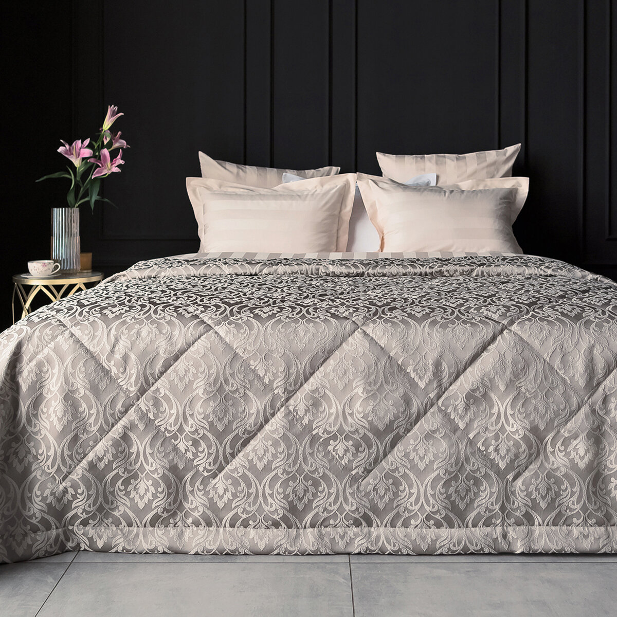 Покрывало domiano бежевый размер 240 х 260 см