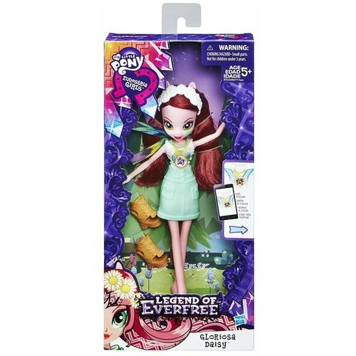 Кукла My Little Pony Equestria Girls Легенда Вечнозеленого леса Глориоса Дейзи 22 см B7525 2300₽