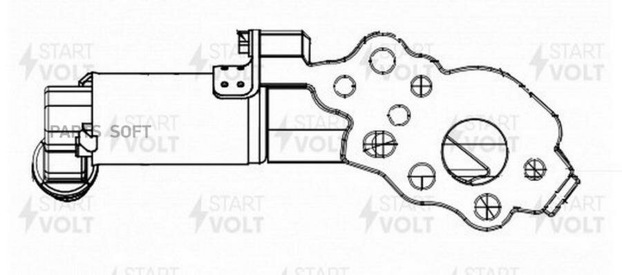 STARTVOLT Клапан эл. рег. фаз ГРМ KIA SORENTO PRIME (14-) 3.3I/3.5I правый выпуск.
