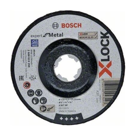 Диск шлифовальный 125мм 2608619259 – Bosch Power Tools – 3165140947497