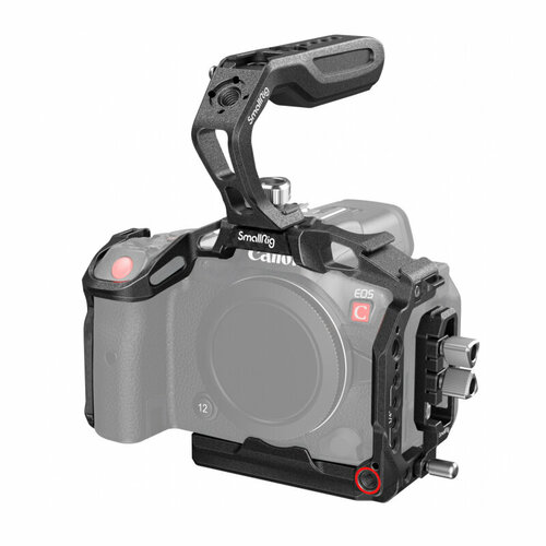 SmallRig 3891 Комплект для камеры EOS R5C “Black Mamba“ клетка, фиксатор кабеля и верхняя ручка поворотная площадка smallrig 4300 для цифровых камер canon eos r6 mark ii r5 r5c r6