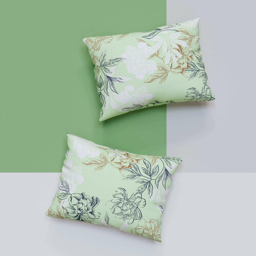 Наволочки 50x70 2 шт Galtex Симфония фисташковый бязь, 100% хлопок