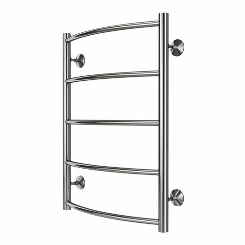 Полотенцесушитель водяной EL-TERM (Эл-Терм) грас 500х700 мм, нижнее подключение, нержавеющая сталь, гарантия 10 ЛЕТ