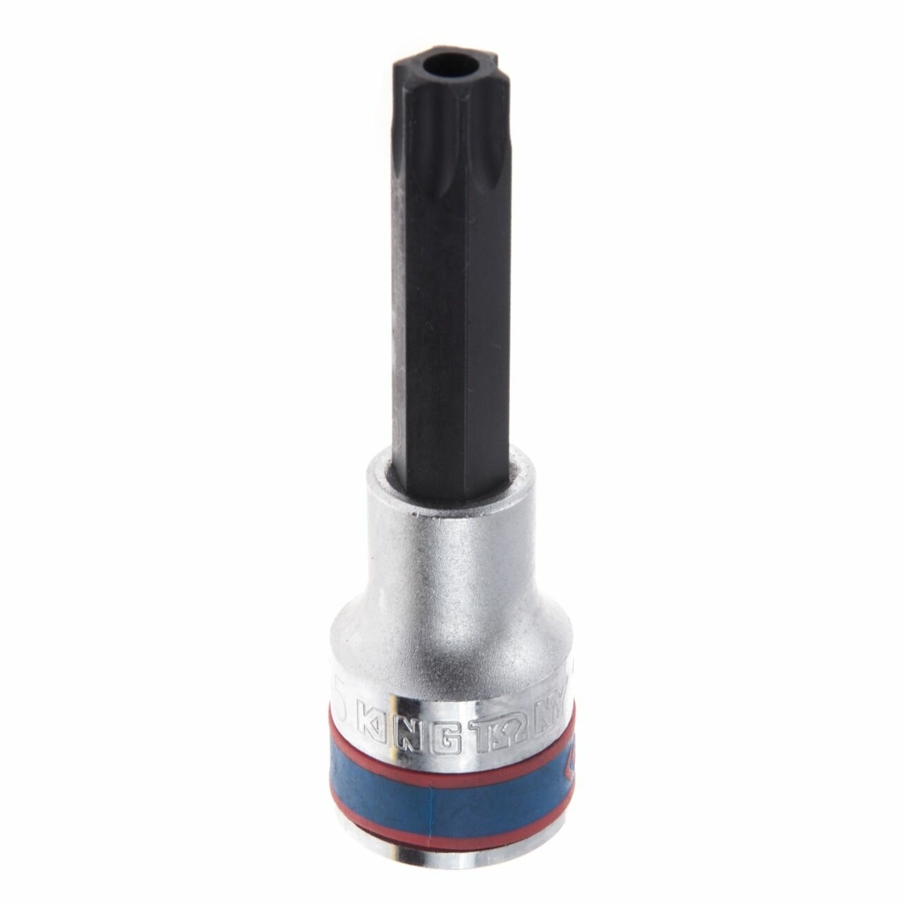 KING TONY Насадка (бита) торцевая 1/2" Torx T55 L 80 мм с отверстием