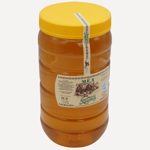 Изображение товара Мёд натуральный Башкирский донниковый "Башкирская медовня" 3000 гр пластик