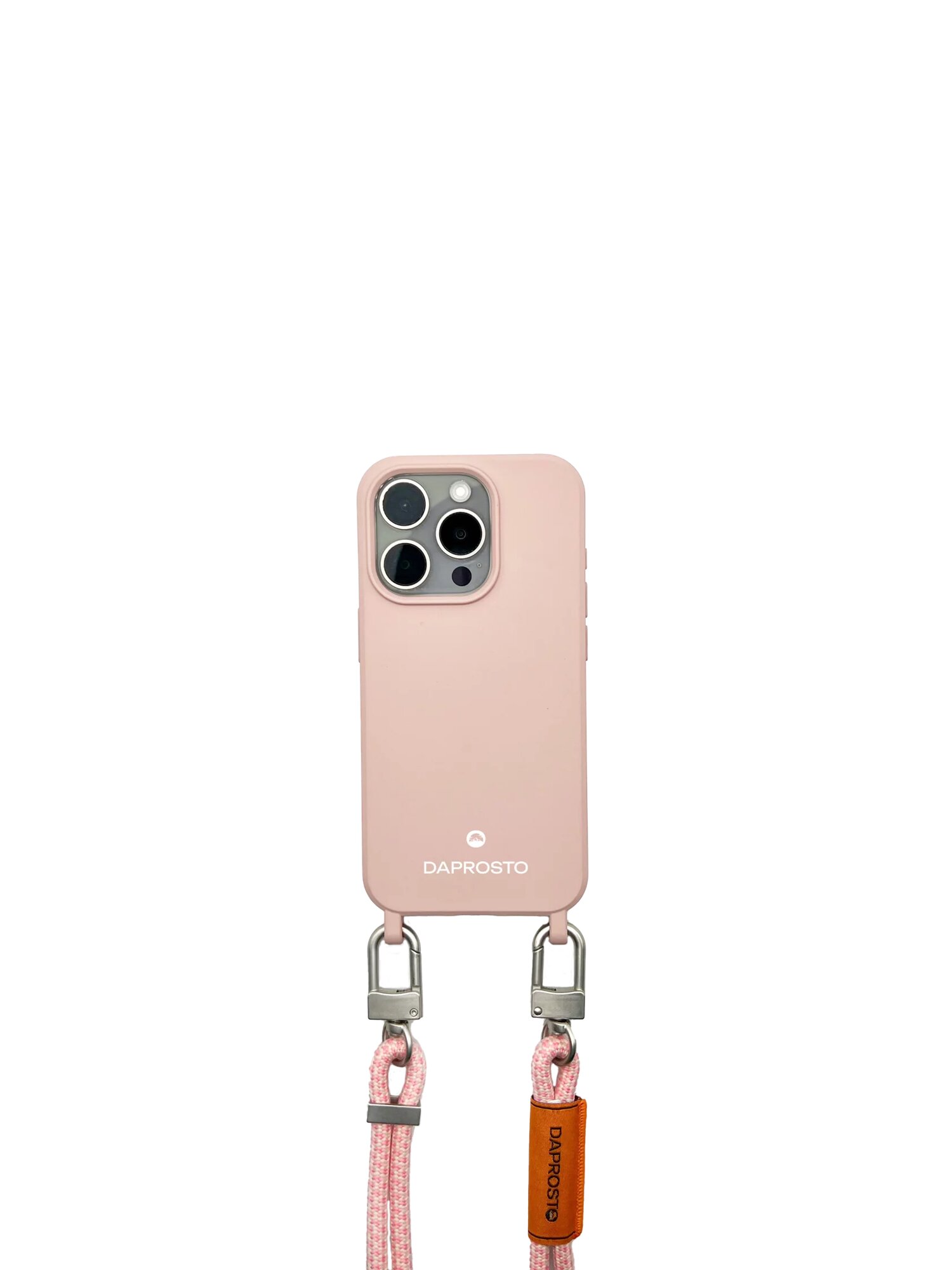 Чехол для iPhone 15 PLUS из TPU DAPROSTO Pink Tenderness (без шнурка) — фото 1