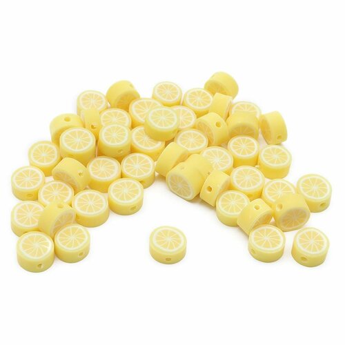 Бусины AstraCraft Лимон полимерная глина 50-3 шт 299₽