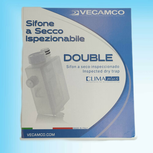 Сифон для кондиционера с гидрозатвором Vecamco Double