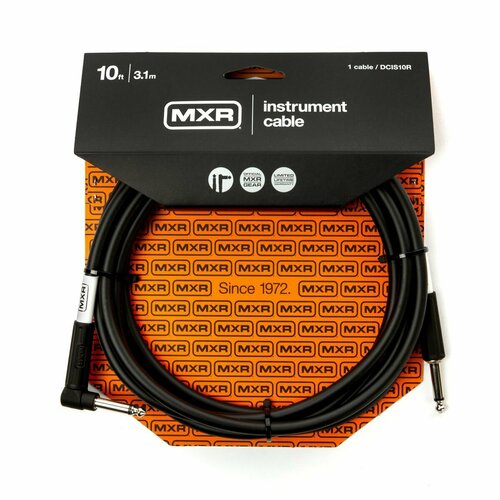 MXR DCIS10R инструментальный кабель 3 м прямой и угловой джеки 2607₽