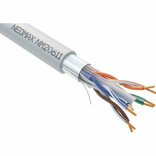 Neomax Кабель NM20611 F UTP cat.6 4 пары 305 м 0.57 мм 23 AWG Медь LSZH
