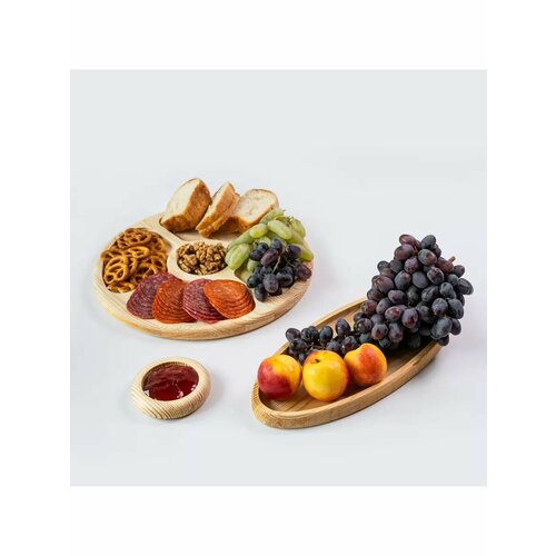 Менажница деревянная 2 шт