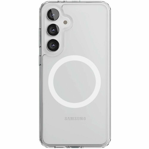 фото Чехол vlp air case magsafe для samsung galaxy s24 fe прозрачный