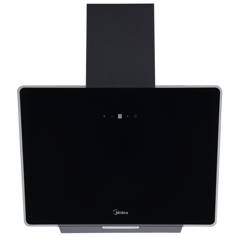 Вытяжка Midea MH60AN364GB, цвет черный, наклонная, пристенная, 60 см, сенсорное управление, LED освещение