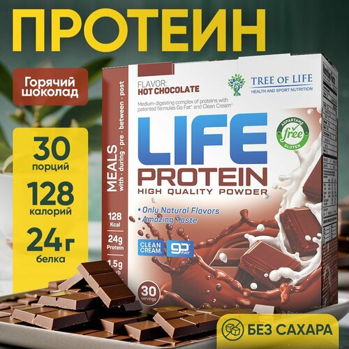 Протеин изолят сывороточный life Protein Вкусный белковый коктейль 