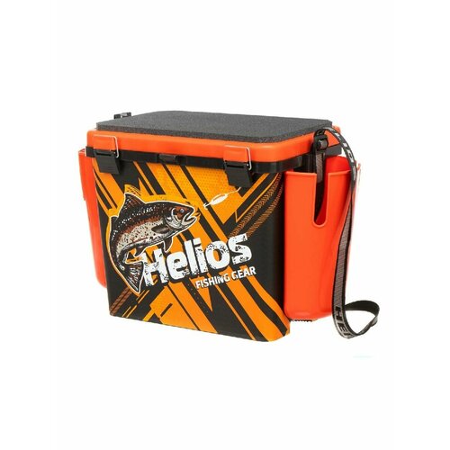 Ящик рыболовный зимний FishBox TROUT односекционный с карманами (HS-FB-IML-19-O-1) Helios