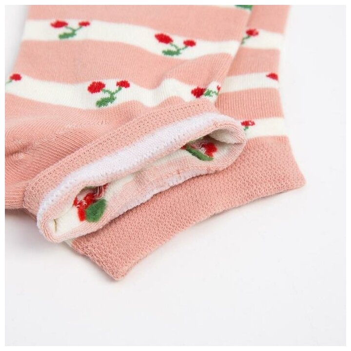 MINAKU Набор женских носков (5 пар) MINAKU «Цветы», размер 36-39 (23-25 cм) - фотография № 8